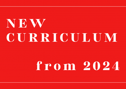 2024年入学生から新カリキュラムが導入されます